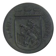 Монета 10 пфеннигов 1917 года Германия — Нотгельд Эльберфельд (аверс)
