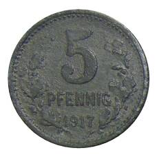 Монета 5 пфеннигов 1917 года Германия — Нотгельд Изерлон (реверс)