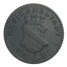 Монета 5 пфеннигов 1917 года Германия — Нотгельд Кассель (аверс)