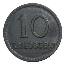 Монета 10 пфеннигов 1917 года Германия — Нотгельд Кайзерслаутерн (реверс)