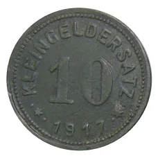 Монета 10 пфеннигов 1917 года Германия — Нотгельд Айслибен (реверс)
