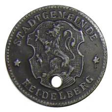 Монета 10 пфеннигов Германия — Нотгельд Гайдельберг (аверс)