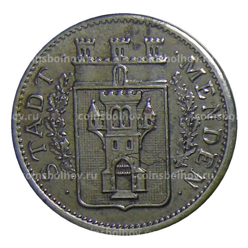 Монета 10 пфеннигов 1919 года Германия — Нотгельд Менден