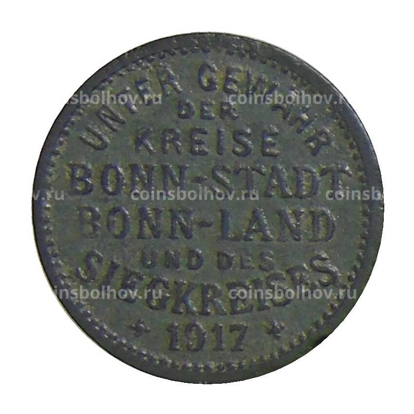 Монета 5 пфеннигов 1917 года Германия — Нотгельд Бонн (вид 2)