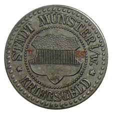 Монета 25 пфеннигов 1918 года Германия — Нотгельд Мюнстер (аверс)