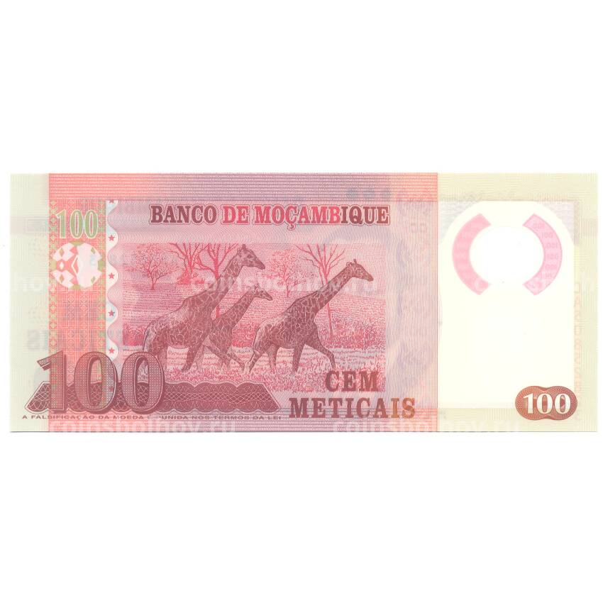 Банкнота 100 метикал 2011 года Мозамбик (вид 2)