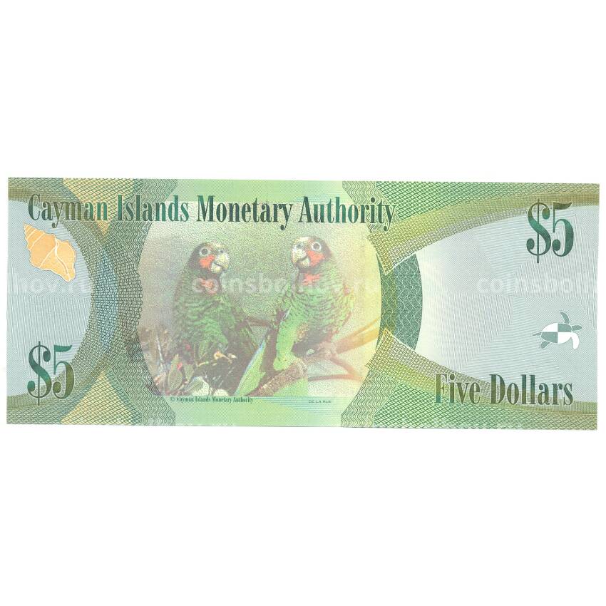 Банкнота 5 долларов 2014 года Каймановы Острова (вид 2)