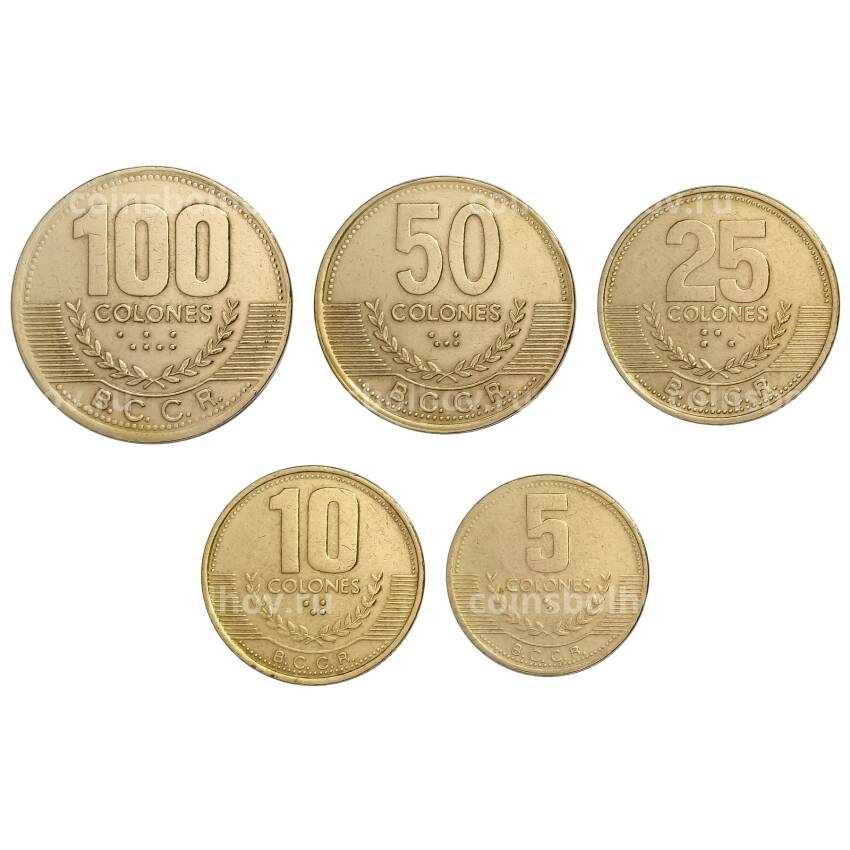 Набор монет Коста-Рика