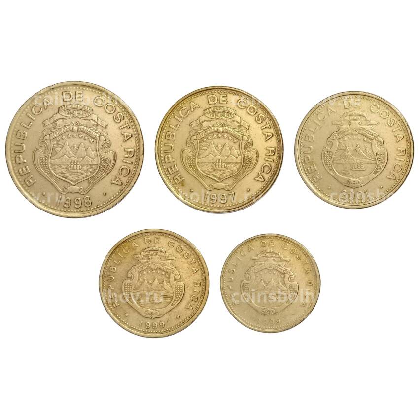 Набор монет Коста-Рика (вид 2)