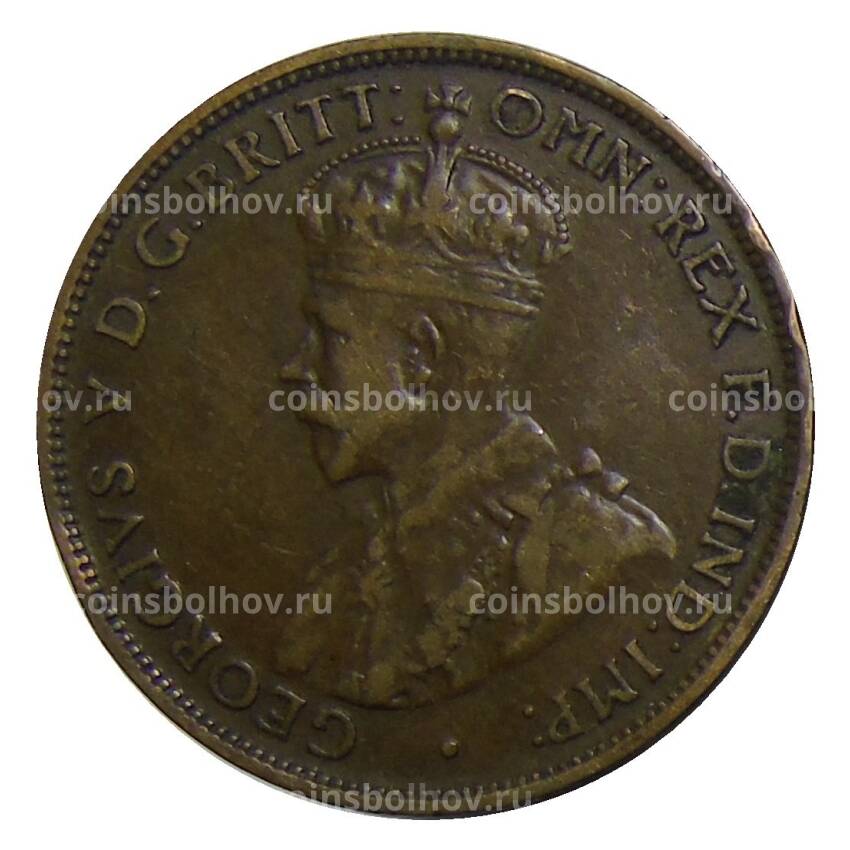 Монета 1/2 пенни 1926 года Австралия (вид 2)
