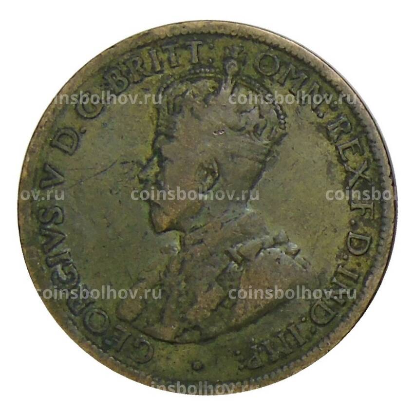 Монета 1/2 пенни 1919 года Австралия (вид 2)