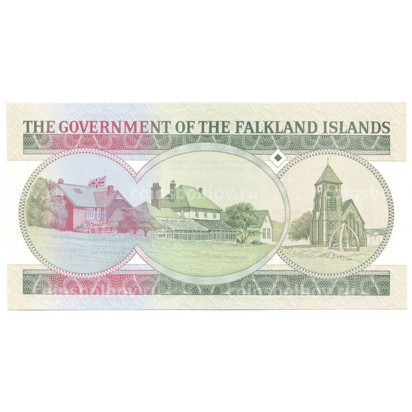 Банкнота 10 фунтов 2011 года Фолклендские острова (вид 2)