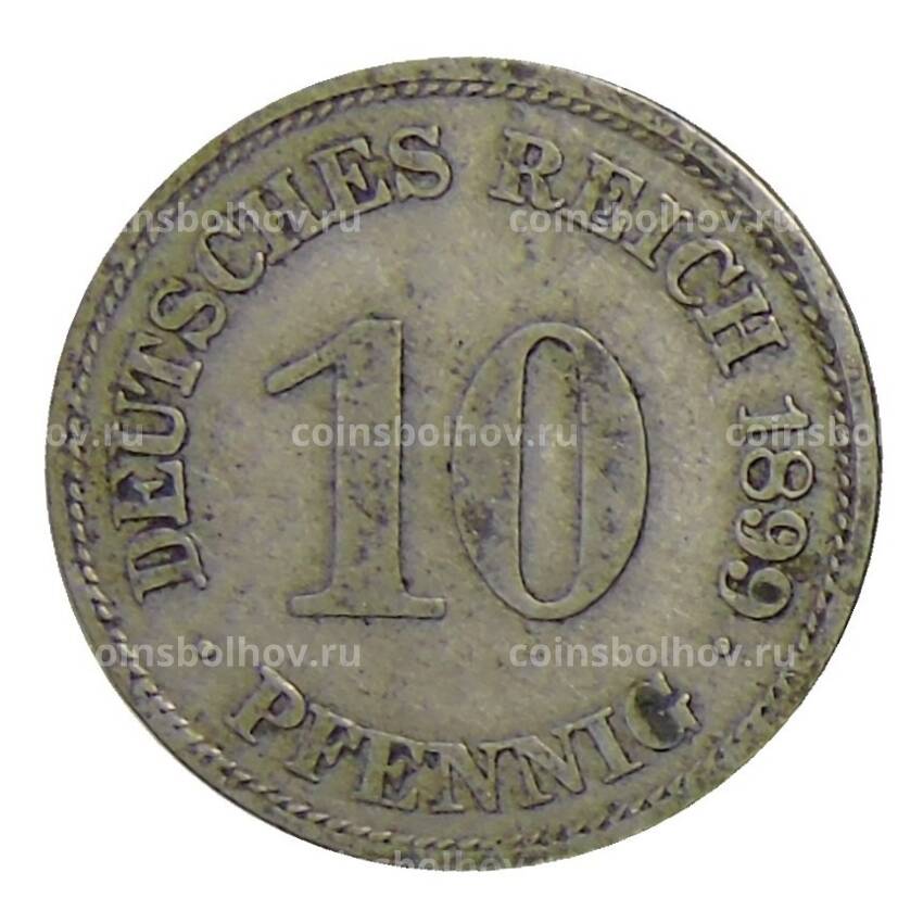 Монета 10 пфеннигов 1899 года Е Германия