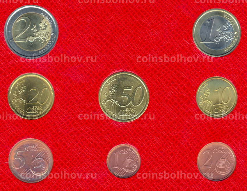 Годовой набор монет евро 2015 года Ватикан  (в подарочном буклете) (вид 4)