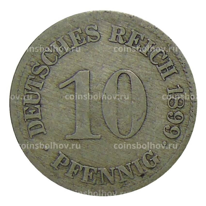 Монета 10 пфеннигов 1899 года E Германия