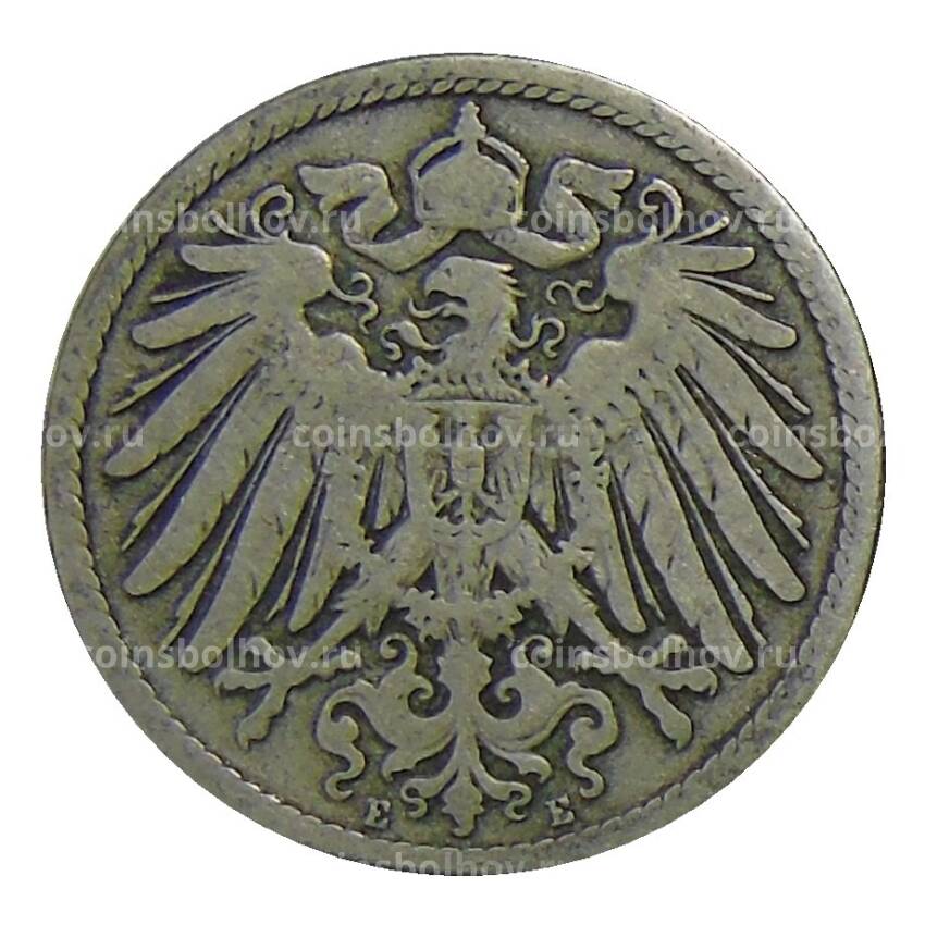 Монета 10 пфеннигов 1891 года E Германия (вид 2)