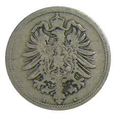 Монета 10 пфеннигов 1889 года А Германия (реверс)