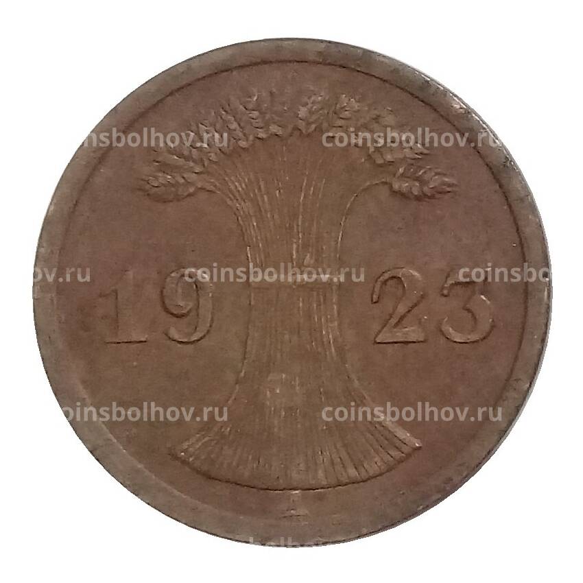 Монета 2 рентенпфеннига 1923 года A Германия