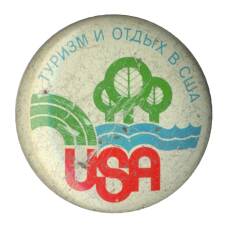 Значок «Туризм и отдых в США»