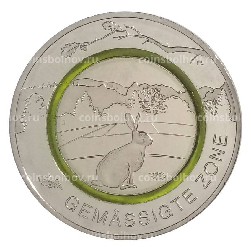 Монета 5 евро 2019 года D Германия — Умеренная зона