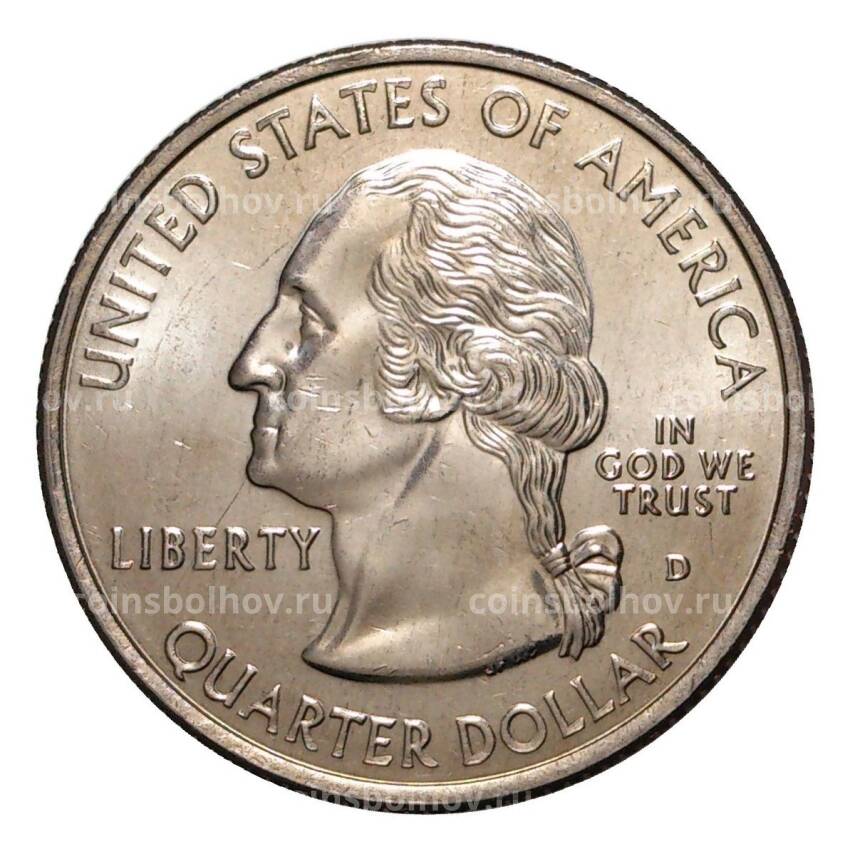 Набор монет 25 центов Штаты и территории D (вид 2)