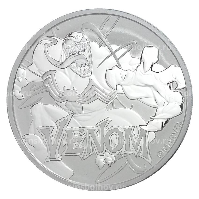 Монета 1 доллар 2020 года Тувалу «Комиксы Marvel — Веном»