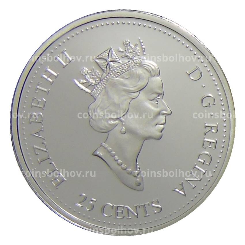 Монета 25 центов 2000 года Канада —  Миллениум — Гордость (вид 2)