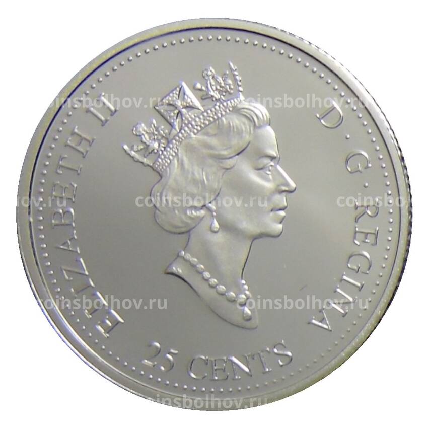 Монета 25 центов 2000 года Канада —  Миллениум — Здоровье (вид 2)