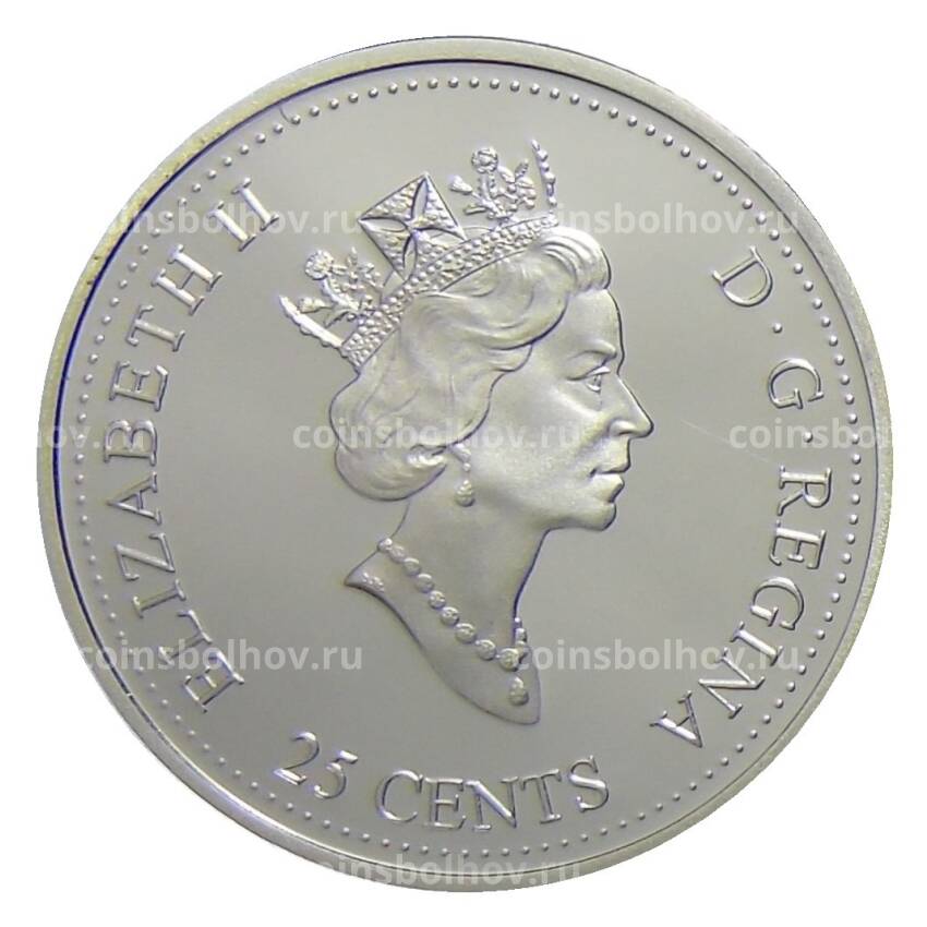 Монета 25 центов 2000 года Канада —  Миллениум — Креативность (вид 2)
