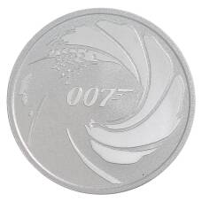 Монета 1 доллар 2020 года Тувалу «Джеймс Бонд — Агент 007» (аверс)