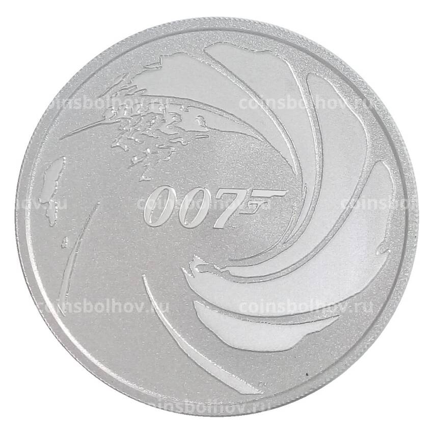 Монета 1 доллар 2020 года Тувалу «Джеймс Бонд — Агент 007»