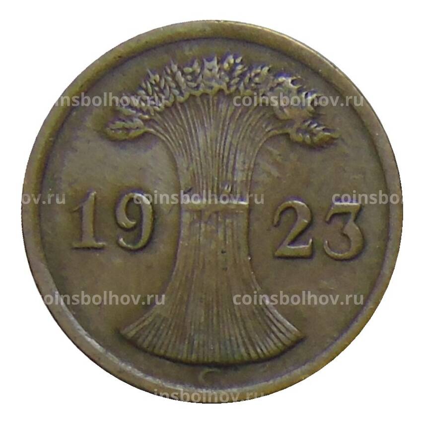 Монета 2 рентенпфеннига 1923 года G Германия