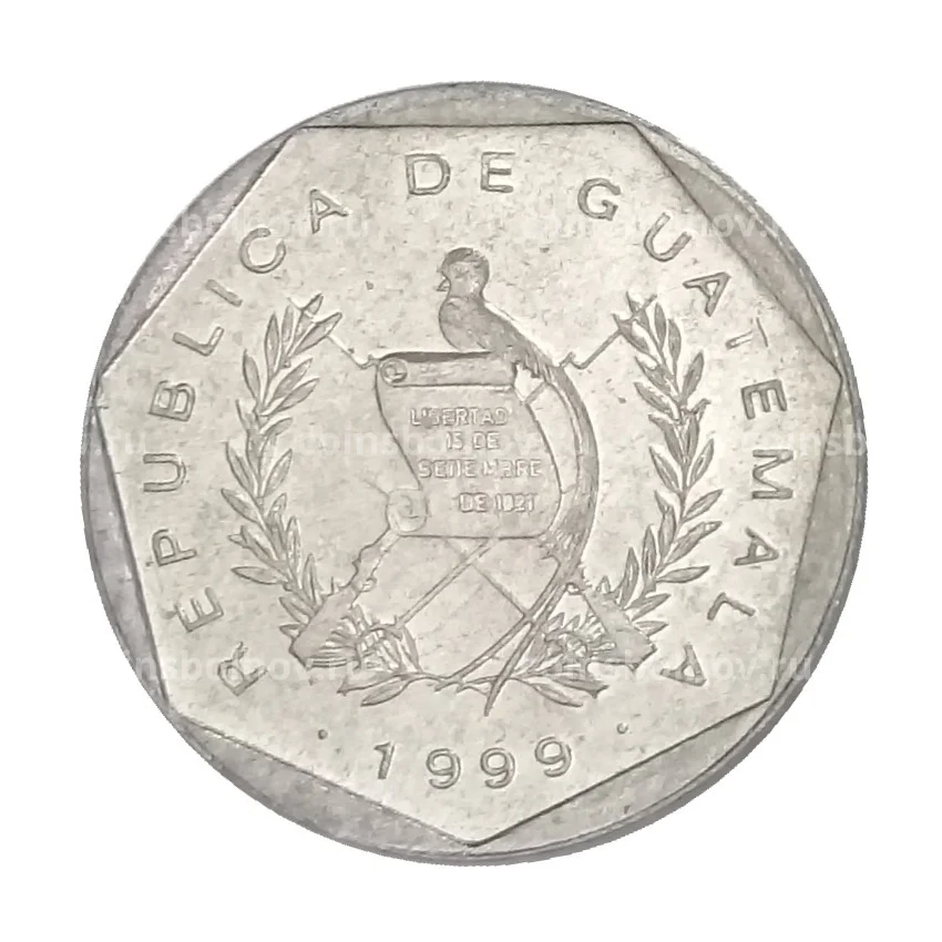 Монета 1 сентаво 1999 года Гватемала