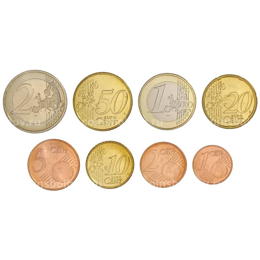 Набор монет Евро 2007 года Австрия (вид 2)