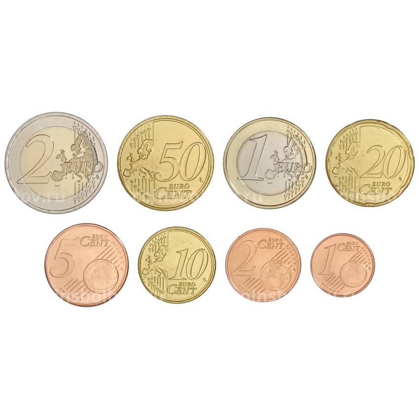 Набор монет Евро 2008 года Австрия (вид 2)