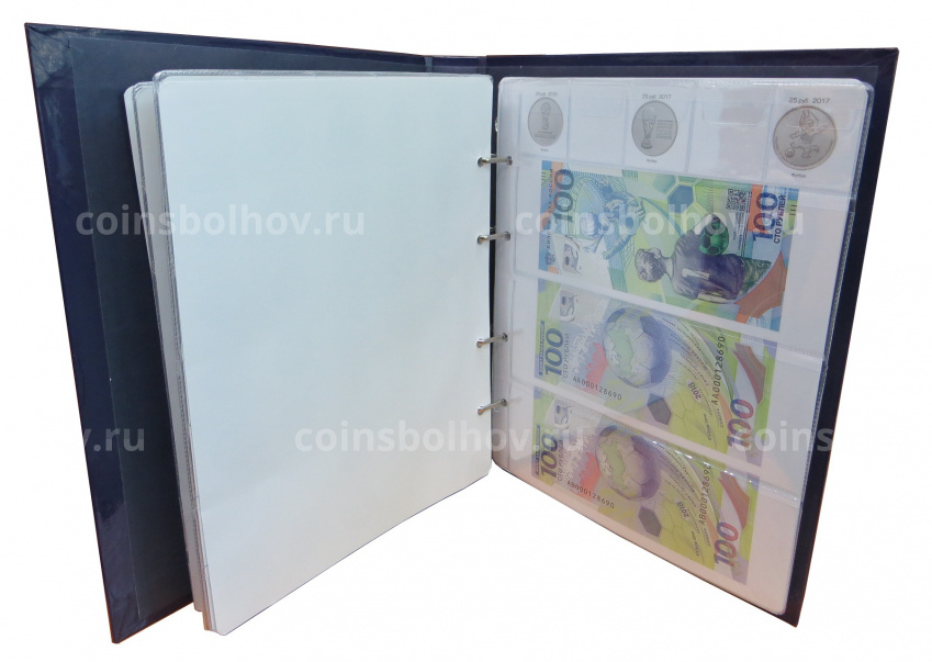 Альбом для юбилейных и памятных 2000 — 2020 года + юбилейные банкноты (вид 4)