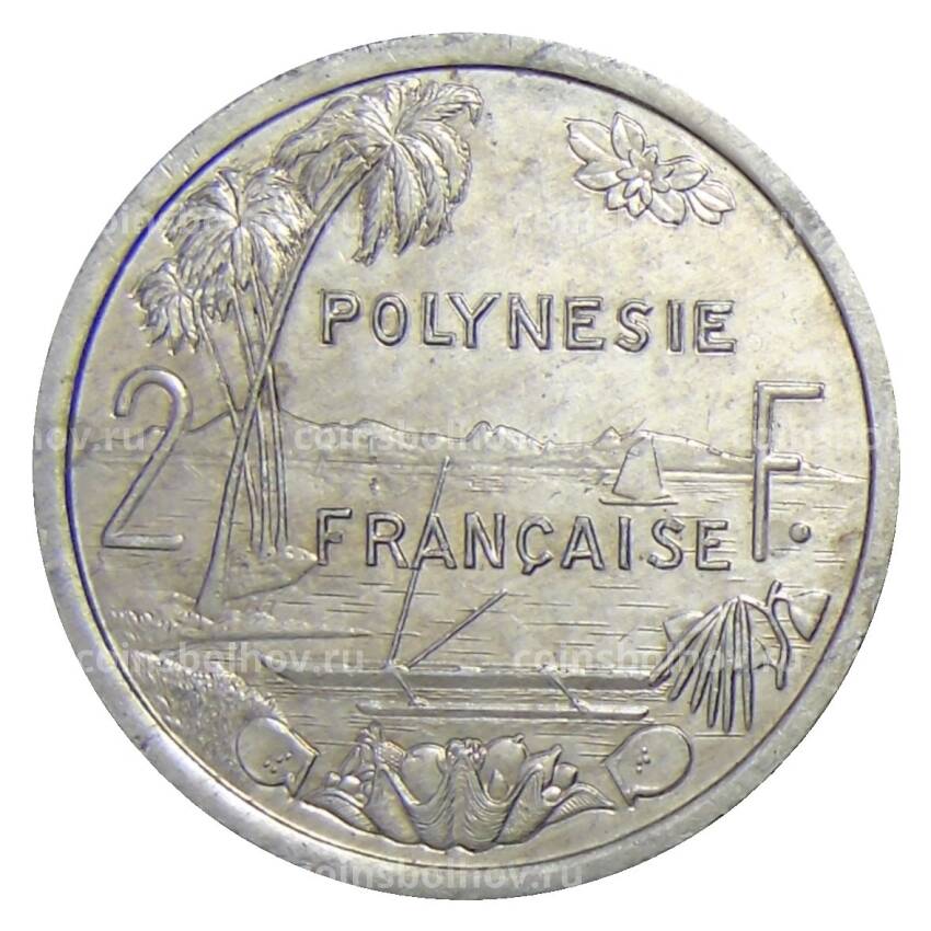 Монета 2 франка 1987 года Французская Полинезия (вид 2)