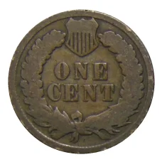 Монета 1 цент 1902 года США (реверс)