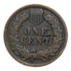 Монета 1 цент 1902 года США (реверс)