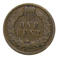 Монета 1 цент 1902 года США (реверс)