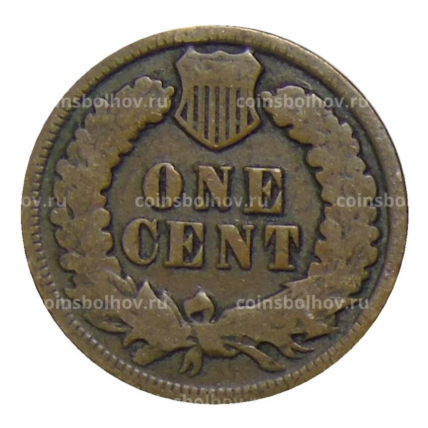 Монета 1 цент 1902 года США (вид 2)