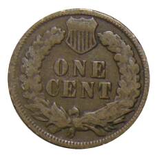 Монета 1 цент 1902 года США (реверс)