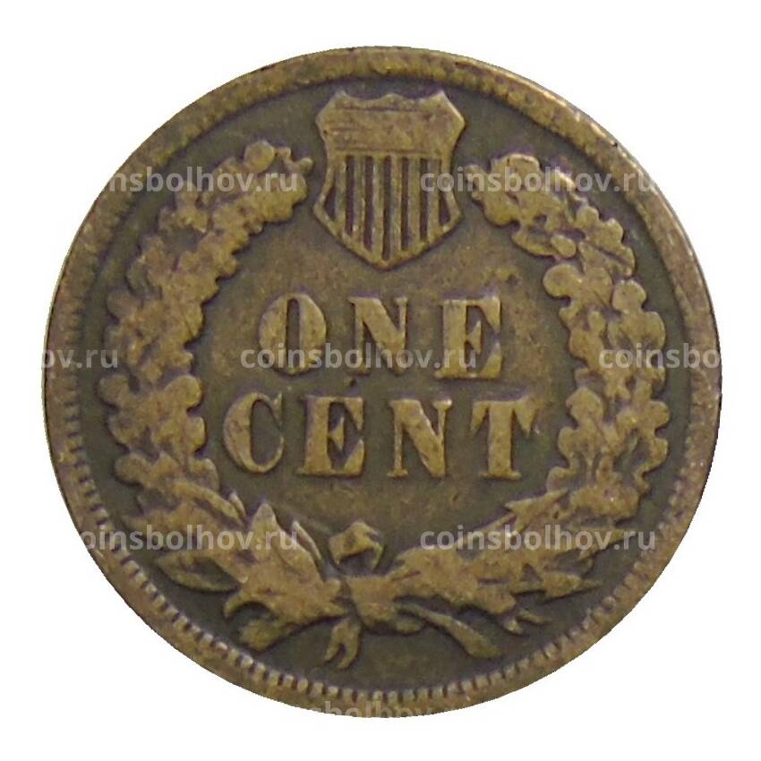 Монета 1 цент 1904 года США (вид 2)