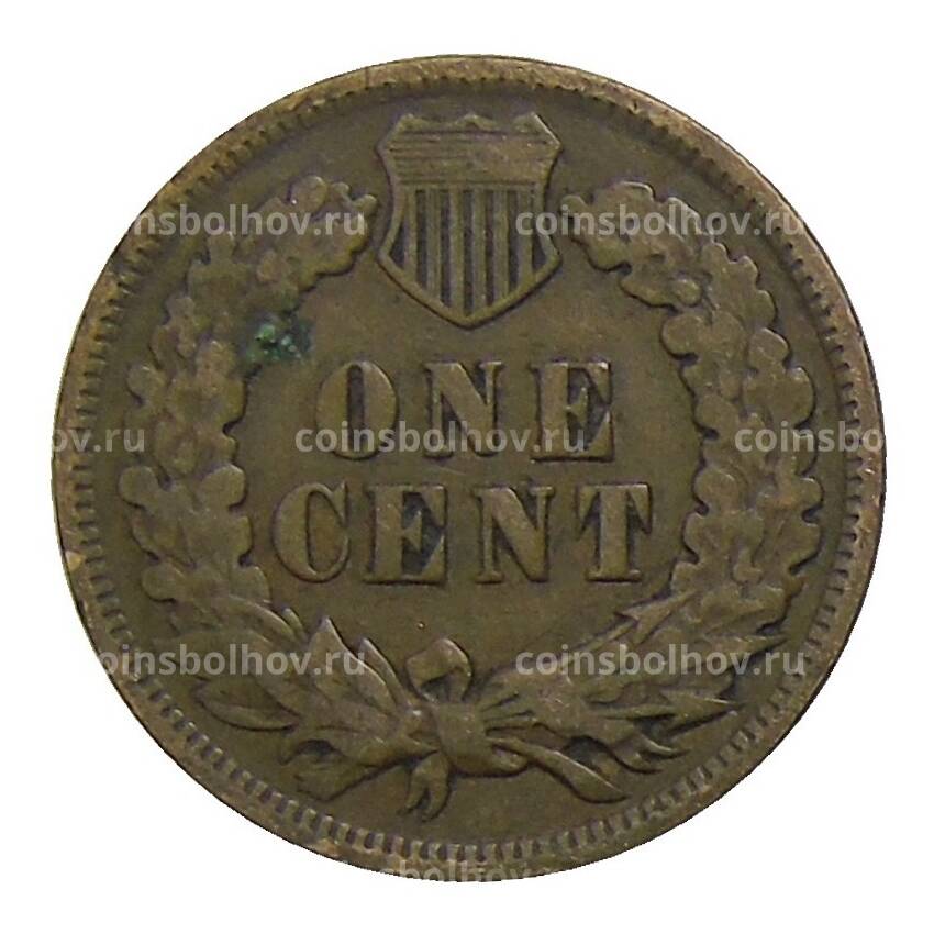 Монета 1 цент 1904 года США (вид 2)