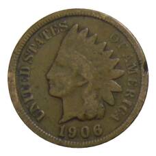 Монета 1 цент 1906 года США (аверс)