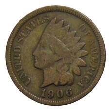 Монета 1 цент 1906 года США (аверс)