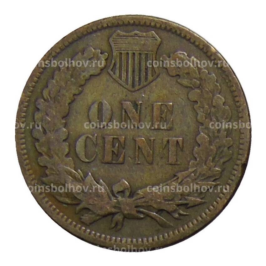 Монета 1 цент 1906 года США (вид 2)