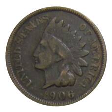 Монета 1 цент 1906 года США (аверс)