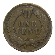 Монета 1 цент 1906 года США (реверс)