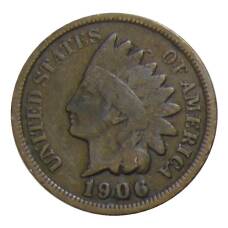 Монета 1 цент 1906 года США (аверс)